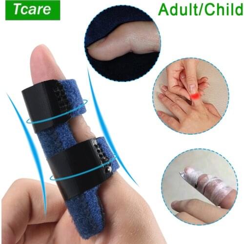 Tcare Pain Relief Trigger Finger Fixing Splint Straighten Brace Adjustable Sprain Dislocation Fracture Finger Splint Corrector
