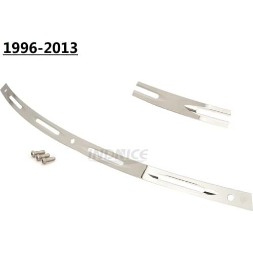 For harley Touring Street glide FLHX chrome windshield windscreen trim Tri Glide Ultra Classic FLHTCUTG 1996-2013