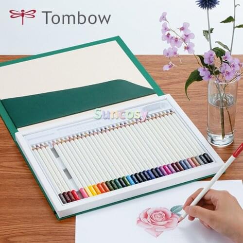 Japanese Tombow Dragonfly IROJITEN Color Dictionary Color Collection from Nature 36 Colors Paint Pencils CI-RSA36C