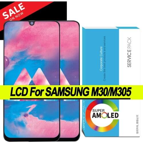 6.4" Original LCD For Samsung Galaxy M30 LCD M30 2019 M305F LCD Display Touch Screen Digitizer Assembly Replacement