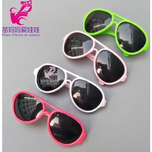 For New born baby dolls Sun Glasses accessory also fit for 18 inch girl doll doll accessory