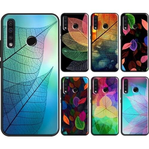 Colorful Leaves Phone Case For Huawei Honor 20 Pro 4C 6C 7C 7A 8A 9A 7S 8S 8 9 10 Lite 10X 6X 8X 9X 10i
