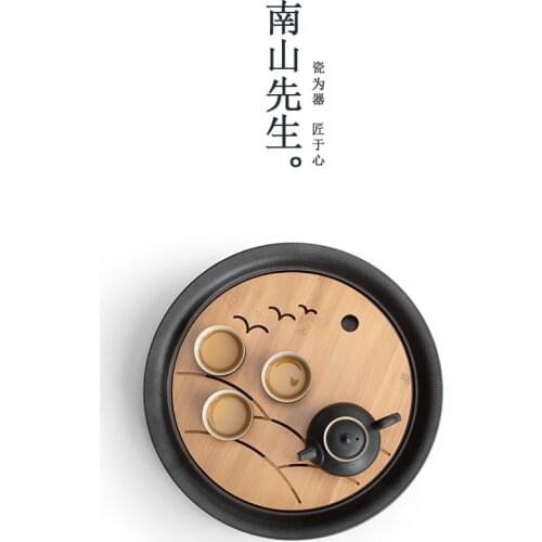 Porcelain Tea Set With Tray Simple Modern Aesthetic Tea Set Display Kung Fu Gift Box Tetera Porcelana Teaware Sets BG50TS