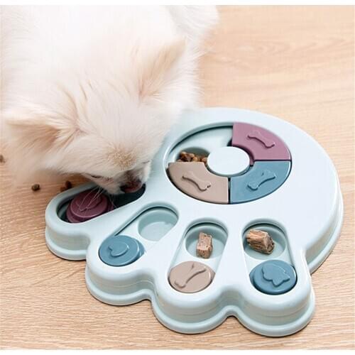 Puzzle Dog Increase IQ Toy Pet Eating Slow Interactive Feeder Puppy Feeding Food Dispenser Bowl Small Big Pets Training Games