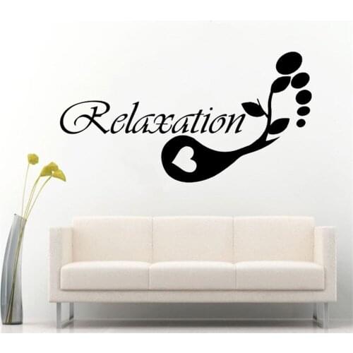 Beauty Salon Spa Salon Wall Stickers Relaxation Wall Decals Beautiful and gorgeous Decals Decoration vinyl wall sticker yw150