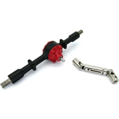 Metal Rear Bridge Axle with Steel Gear for WPL D12 B14 B24 B16 B36 C14 C24 C34 C44 RC Car Upgrade Parts