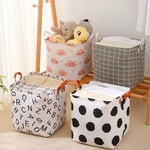 New Foldable Dirty Clothes Storage Basket Kids Toys Organizer Clothes Storage Bins Laundry Basket Sundries Underwear Storage Box
