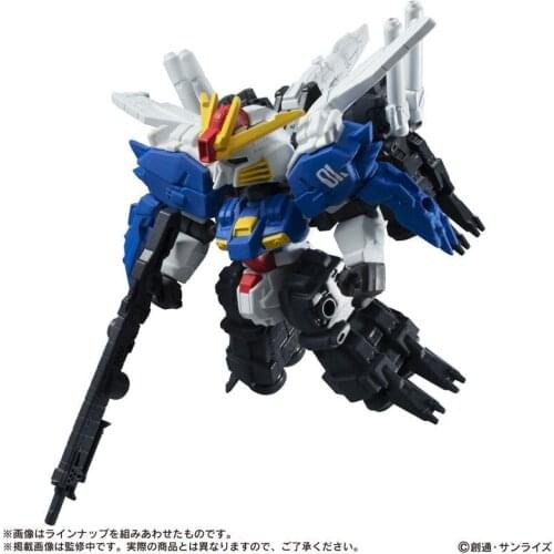 Bandai Original Genuine Gundam Japanese Anime Gashapon Ensemble Outpost Battle Banshee S Gundam Reloaded MSE13 Toy Model