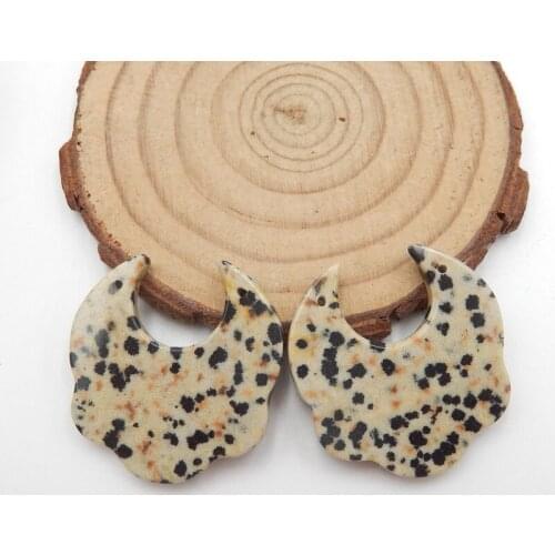 Spot Stone Earrings Beads,Charms Women Earrings Jewelry Gift Gem Customized,29x29x3mm 9g