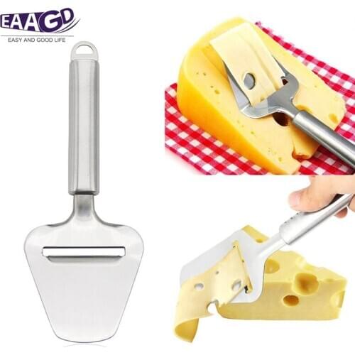 Stainless Steel Cheese Slicer - Cutter & Shaver Cheese Plane Tool for Soft, Semi-Hard, Hard Cheeses