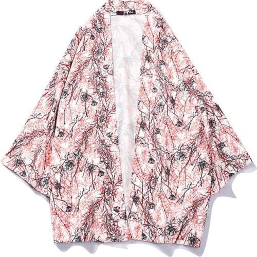 Traditional japanese kimono yukata women man japanese Short Robe Loose printing kimomo japanese cardigan kimono japones haori