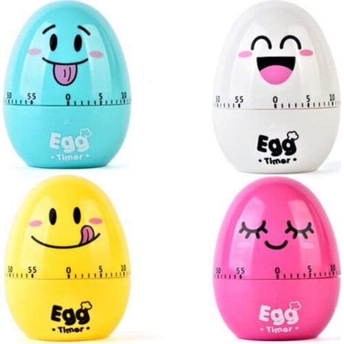 1Pc Egg Shaped Kitchen Timer 60 Minutes Digital Time Reminder With Scale, Kitchen Cooking Countdown Timers Clock Time Manager