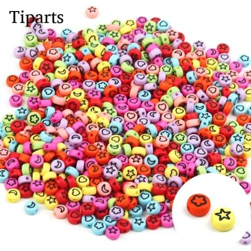 100pcs/lot 4x7mm Acrylic Spacer Beads Letter Beads Oval Alphabet Beads For Jewelry Making DIY Handmade Accessories