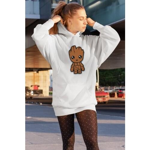 Angemiel Wear Groot Doll White Dress Sweatshirt Tunik