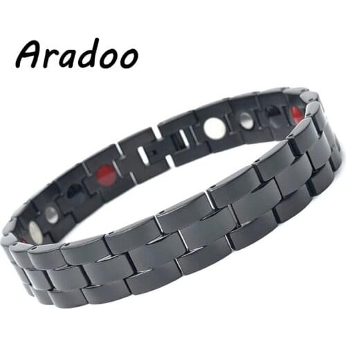 Stainless Steel Bracelet Titanium Steel Jewelry Germanium Magnet Energy Bracelet Fashion Jewelry Holiday gift