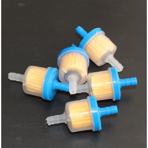 Frees shipping100pcs ATV Quad Petrol Gasline Fuel Filter Clear Inline Gas Fuel Dirt Pit Quad Minimoto Motorcycle Scooter
