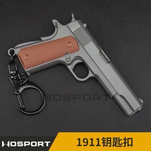 Engineering plastics 1911 keychain(1:4) for Tactical Equipment Movie Props AC-13