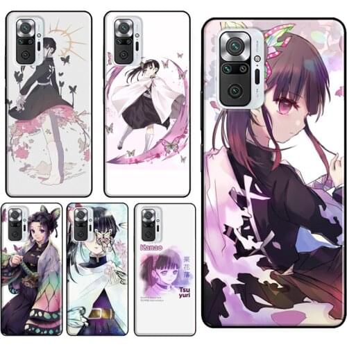 Tsuyuri Kimetsu no yaiba Case For Xiaomi Redmi Note 10 Pro 7 8 9 Pro Note 9S 8T Cover For Redmi 9 9A 9C 9T 7A 8A