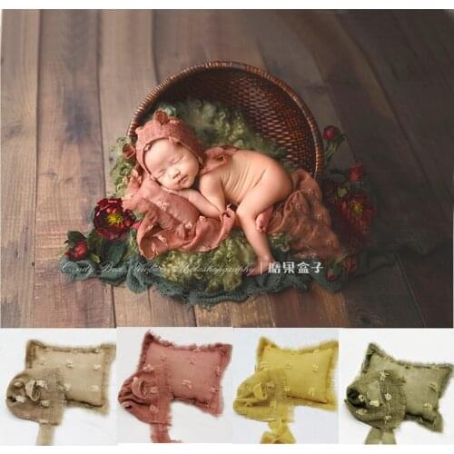Baby Photography Props Newborn Hat Pillow Newborn Photo Props Baby Photo Shoot Studio Accessories