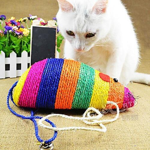 Mouse Style Pet Cat Toys Scratching Cat Toys Ball Sisal Scratch Training Tool Animal Supplies For Pet Product