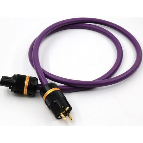 Audiocrast AC-313 Schuko Power Cord Cable With Pure Copper EU Schuko Power Plug