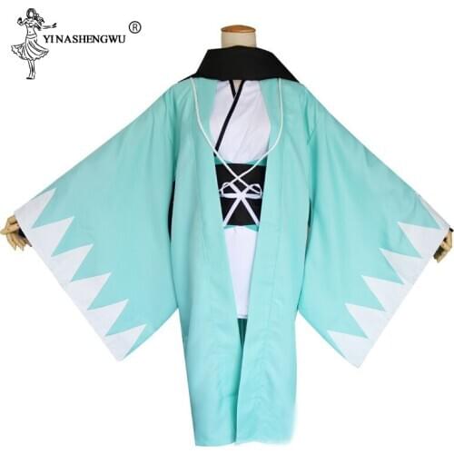 Cosplay Anime Costume Fate Grand Sakura Saber Okita Souji Cosplay Costume Kimono & Inner Clothing Uniforms For Halloween Party
