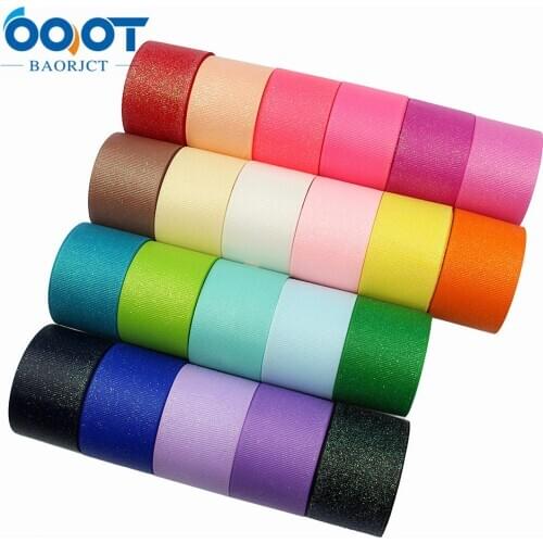 L-20609-501,1-1/2"(38MM),10Yards Solid Color Flash Printed Grosgrain Ribbons,Bow Cap Wedding Party Gift Wrap DIY Decorations