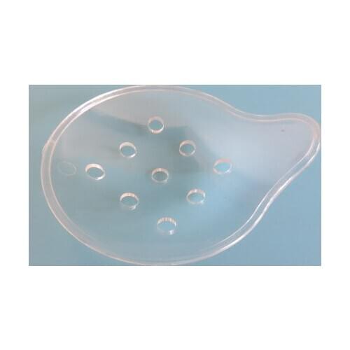 1pcs Medical transparent plastic eye mask 9 holes transparent plastic eye mask pad for ophthalmic surgery single eye shield
