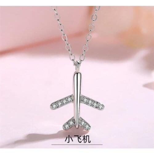 Season Gate 925 Sterling Silver Fashion Inlaid Zircon and Simple Clavicle Chain Gift Necklace For Women SN075