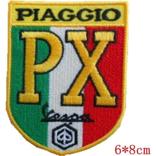 Embroidery Animation Patches PAIGGIO patches Iron on Patch Fabric Badge Stickers For Clothes Jeans