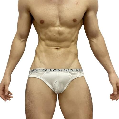 ORLVS Men Briefs Comfortable Underwear Man Sexy Modal Male Panties High Quality Underpants Low Waist Gay Cueca Slip OR6103