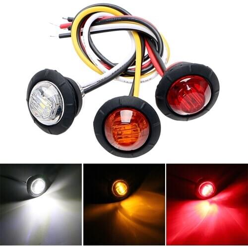 Signal Lamp Car Tail Lights Car-styling 2Pcs/set Universal Super Bright LED Side Marker Lights