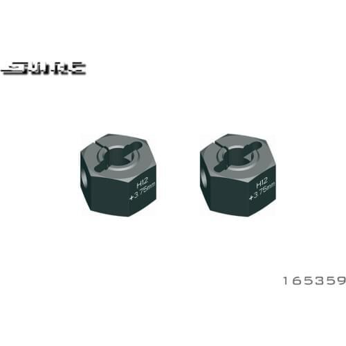 SNRC DK4 165359 ALU WHEEL HUB 12MM - OFFSET "+3.75MM" (2)