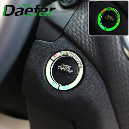 Car Styling Engine Start Stop Ignition Key Ring Stickers For Hyundai IX35 IX30 IX25 Creta Verna Solaris Elantra Sonata Tucson