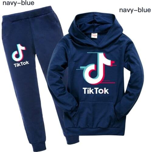 TIK TOK Hot Spring Autumn Baby Boys and Girls Clothes Children Sports Sets Toddler Fashion Clothing Kids Tracksuits suit