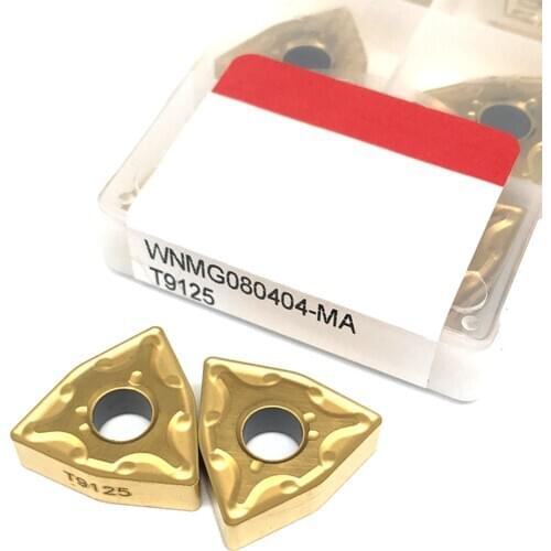 WNMG080408 MA T9125 WNMG080404 carbide inserts External Turning tools Lathe Cutter tool cnc WNMG 080408