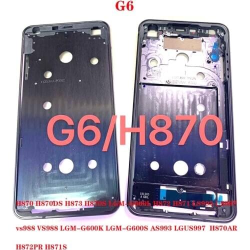 For LG G6 Front Frame Bezel Housing LCD Screen Holder Frame Replacement Parts