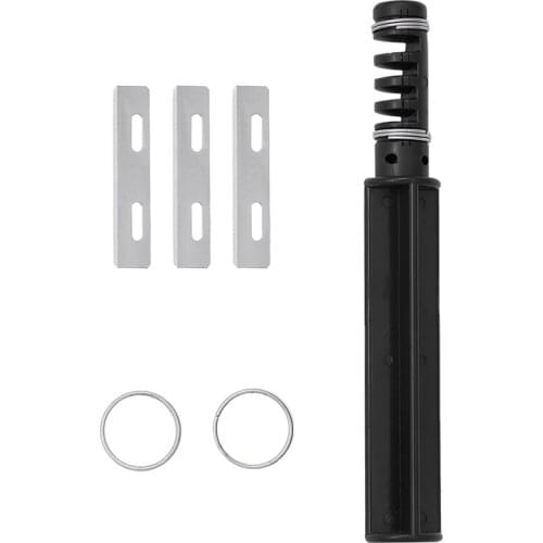 RORGETO 1Pc of 6.1 Inch Leather Strip Cutting Tool for Leather Belt Cutter Handmade Leather Craft Knife with 3 Blades DIY Tool