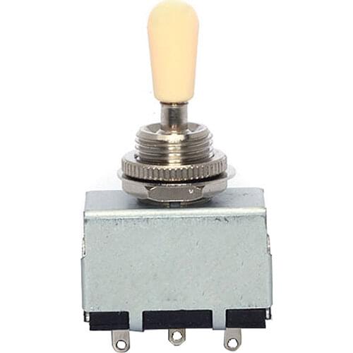 3 POSITION GUITAR BOX TOGGLE SWITCH FOR LP ETC Chrome