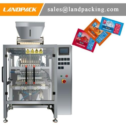 Automatic Multi Lane Juice Granule Solid Drink Sachet Packing Machine