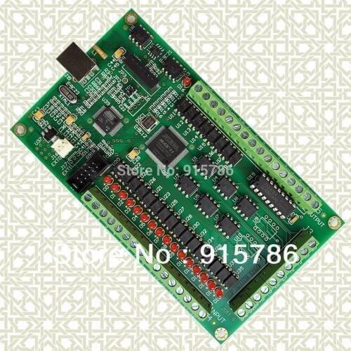 Free Ship USB Port CNC 3 axis MACH3 USB Smooth Stepper Breakout Board Motion Controller Card Module 200KHz For Carving Machine