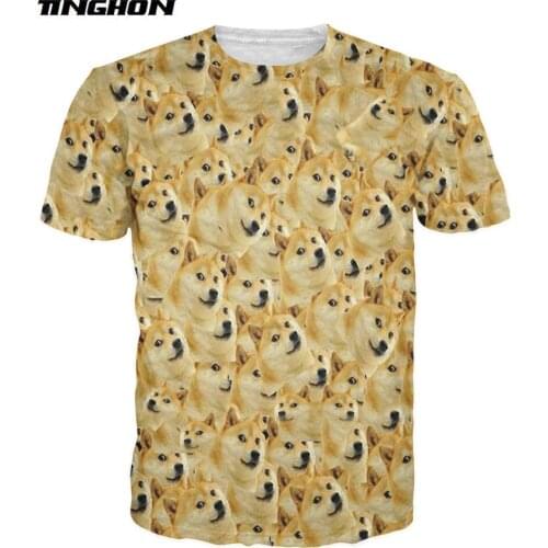 Dog T-Shirt Classics The Internet Meme Dog T Shirt Summer Women Men Shirts Chemise Camisetas Tops Tee Poleras De Mujer XS-7XL