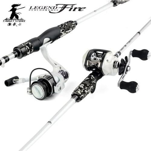 Target Strike 2017 Legend Fire Full Carbon 2.10m Spinning and Casting Rods, Fishing Rod