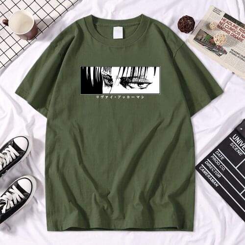 Attack On Titan Japan Anime Prints Men Tshirt Style S-Xxxl T-Shirt Fashion Casual T Shirts Simplicity Comfortable Mens Clothes