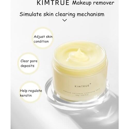 KIMTRUE Makeup Meltaway Cleansing Balm 100G Bilberry Moringa Seed Cleansing Cream Skin Care Makeup Remover Produced by KT Lab