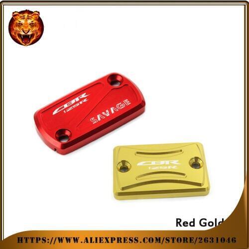 Front&Rear Brake Master Cylinder Fluid Reservoir Cover For HONDA CBR CBR125 CBR125R Motorcycle Cap Tank Red Cap Cup 2004-2010