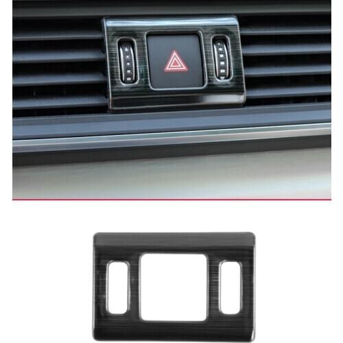 Fit for Audi q5l 2018 modified warning light decorative frame parking switch new q5l interior decoration to decorative sequins