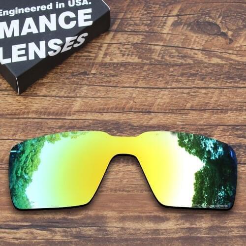 ToughAsNails Resist Seawater Corrosion Polarized Replacement Lenses for Oakley Probation Sunglasses Gold Mirrored (Lens Only)