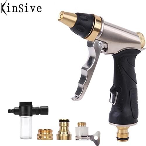 Garden Sprayer Water Gun Extendable Sprinkler Hoses Nozzle High Pressure Car Wash Spray Hidrolimpiadora Pistolet Arrosage Jardin
