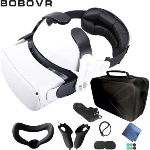 BOBOVR M2 Adjustable Halo Strap For Oculus Quest 2 Gravity Dispersion Comfortable Strap for Oculus Quest2 VR Headset Accessories